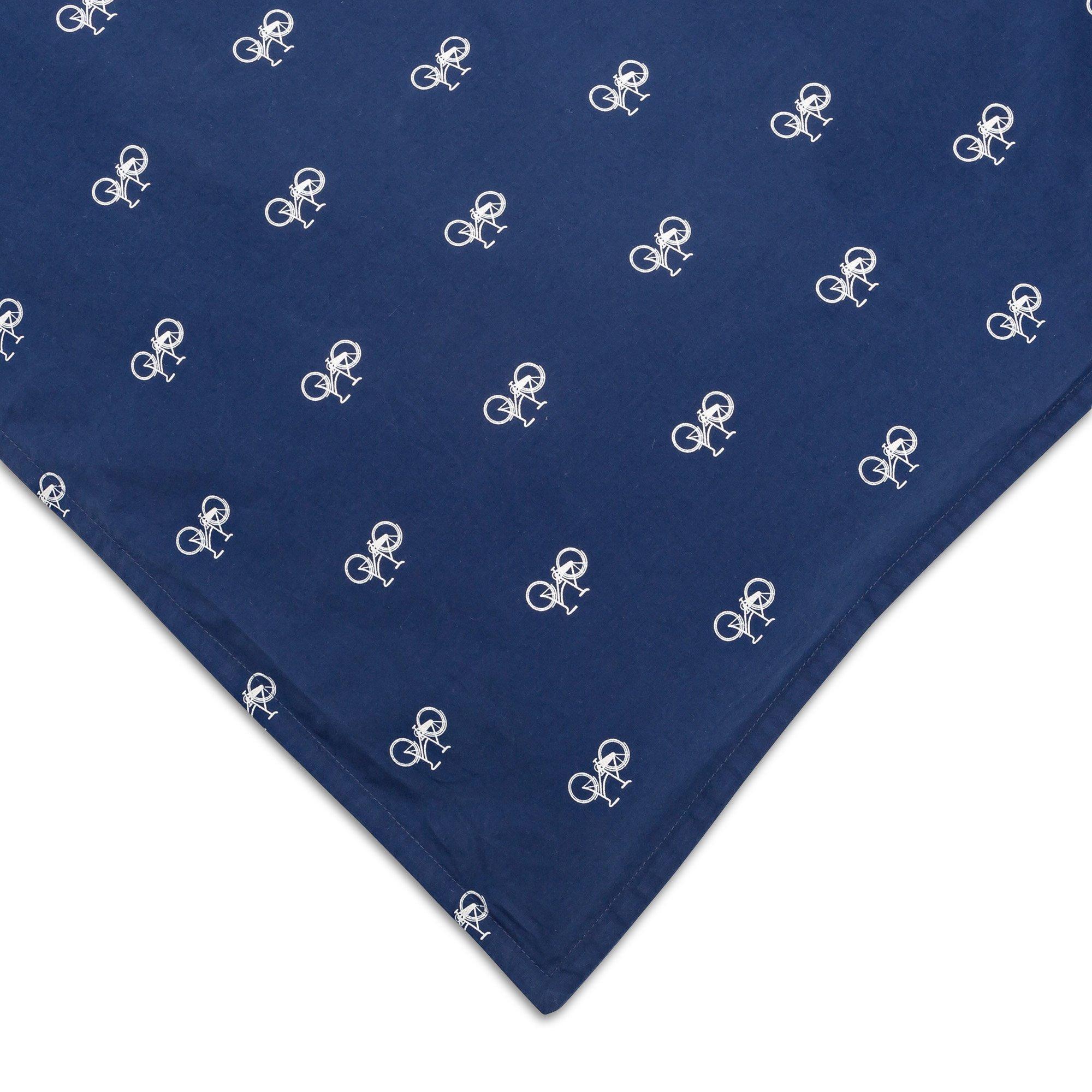 Manor Collections Velo Kissenbezug mit Fahrrad-Print  