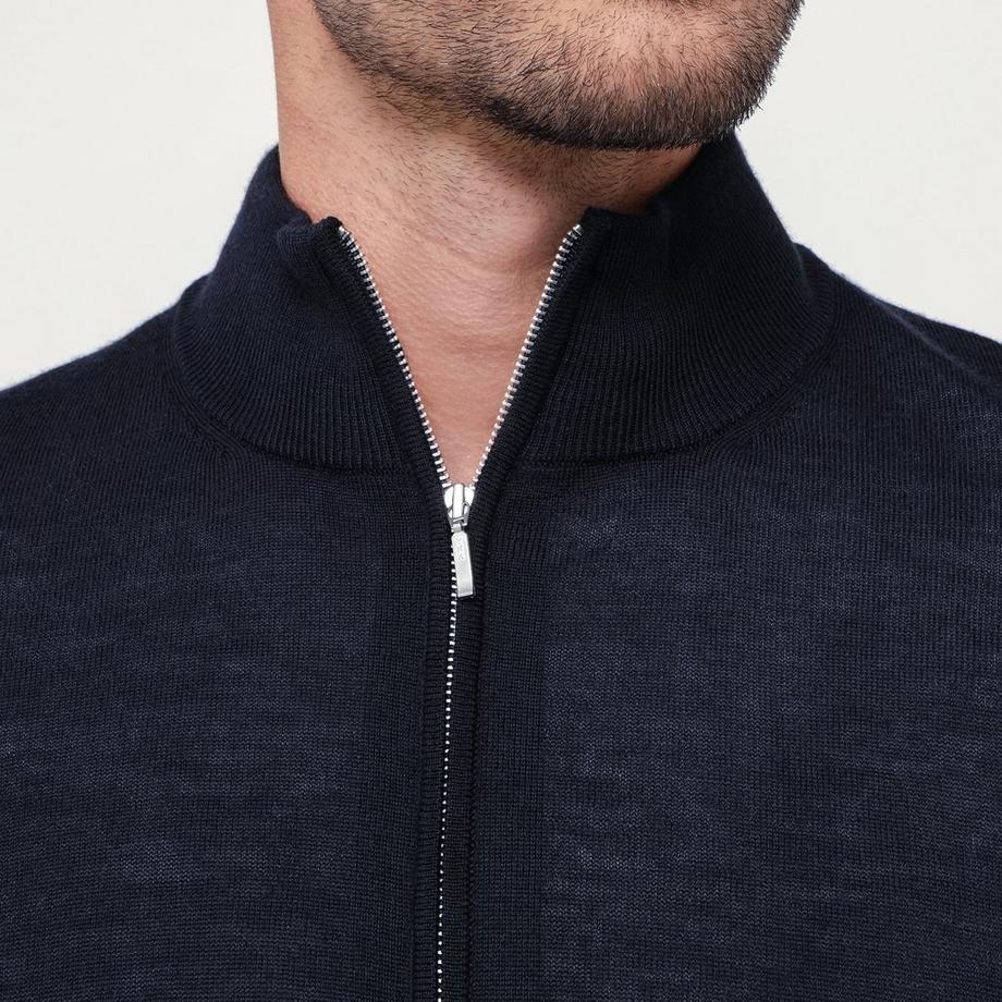 Manor Man Veste courte en tricot  
