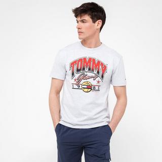 TOMMY JEANS TJM Varsity Bball Gr T-Shirt 