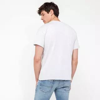 TOMMY JEANS T-Shirt TJM Faded Color Grap Silber