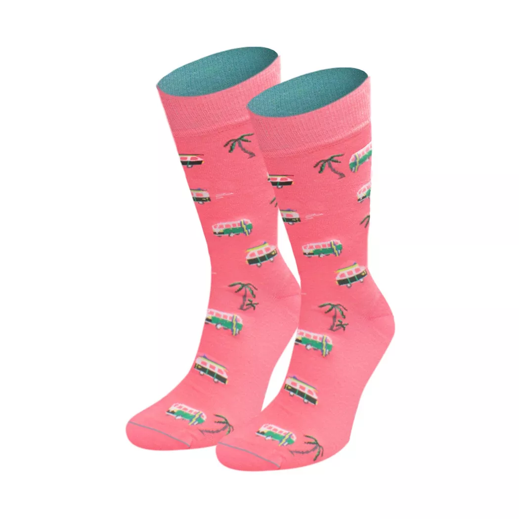 von Jungfeld - Socken, für Damen, Wassermelone, Größe 35-38