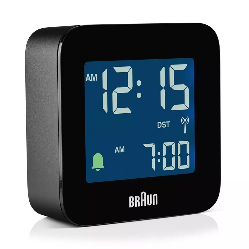 Braun BC08-DCF Réveil – Réveil numérique – noir