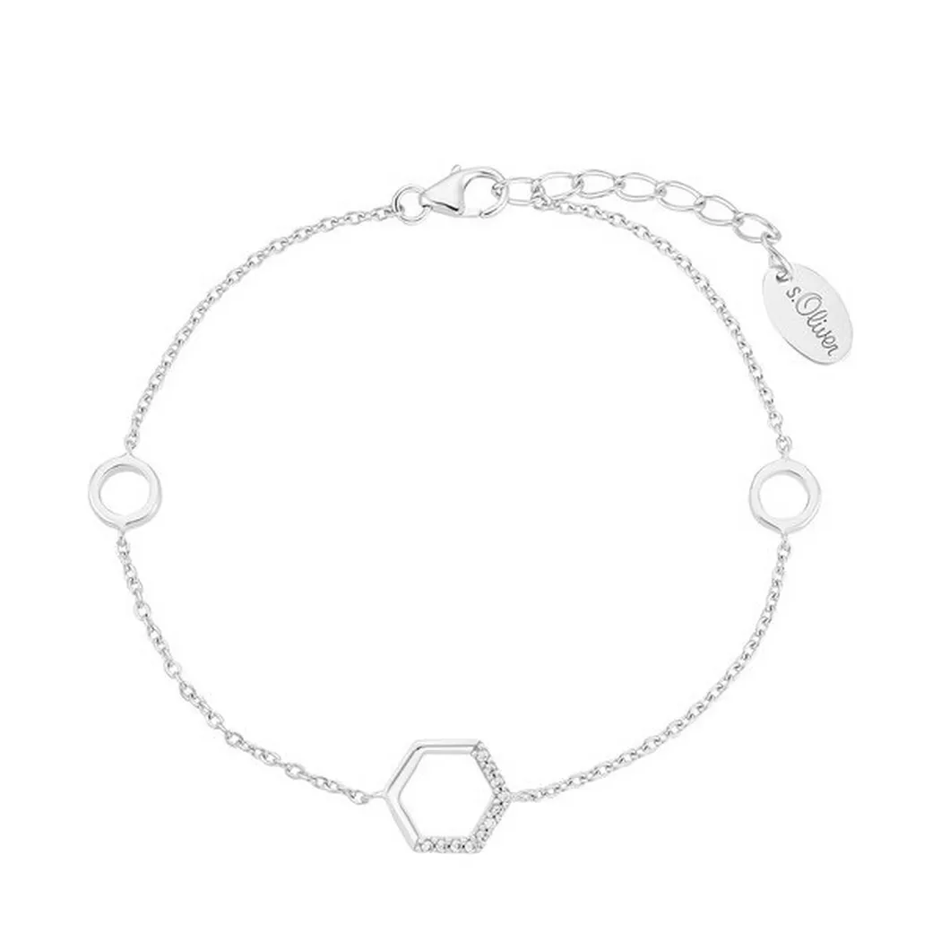 s. Oliver - Armband, 20cm, Silber