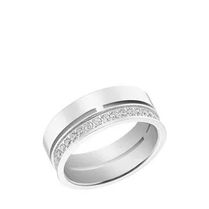 s.Oliver T58-524377 Acier inoxydable Bague Cristal 