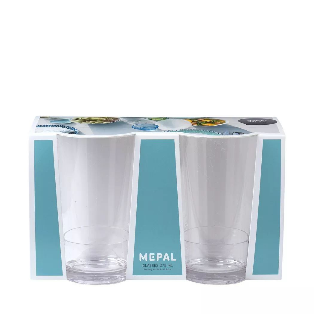 Mepal - Becher, 2 Stück, 275 ml, Transparent