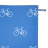 Manor Handtuch Sporty Bicycle Blau Bedruckt
