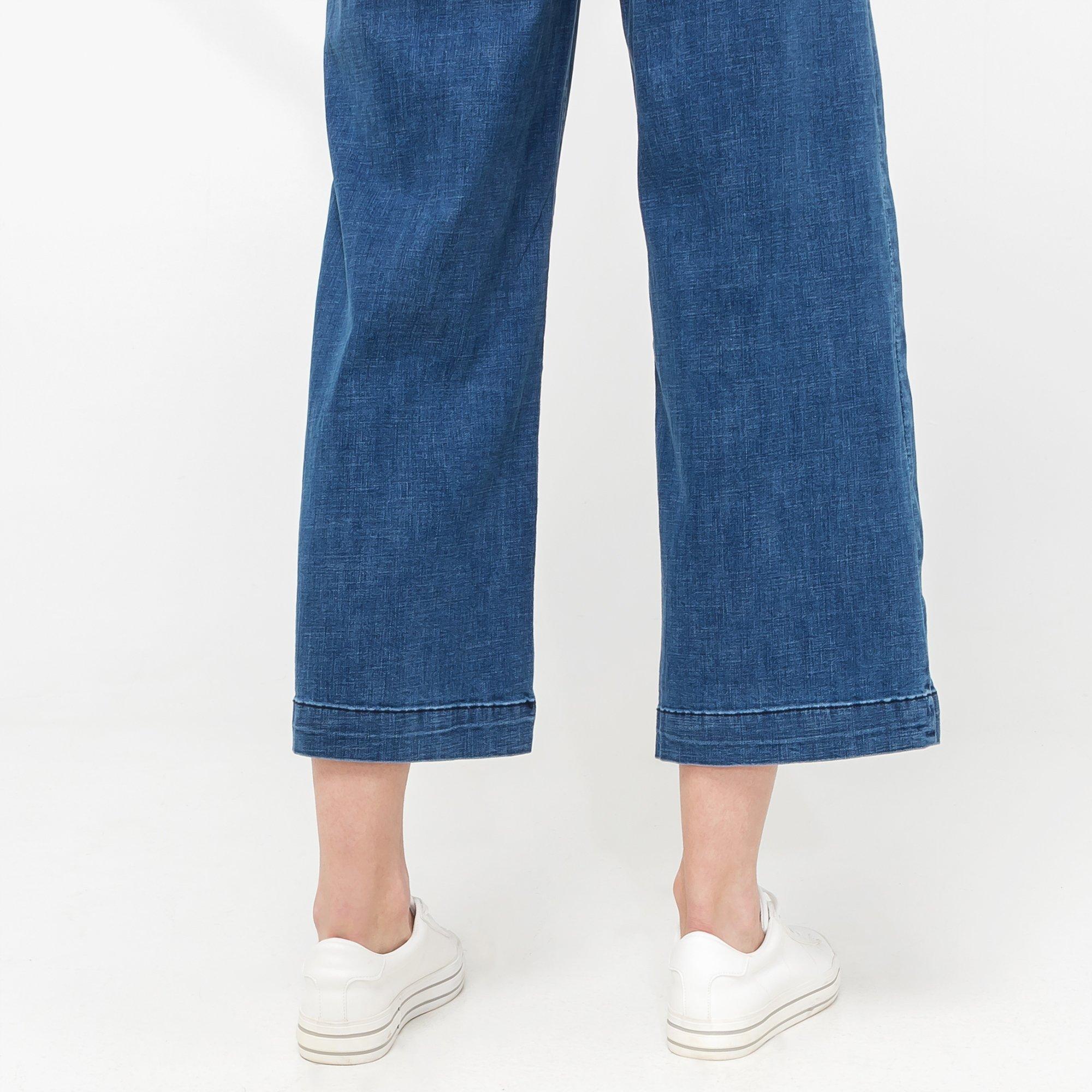 La Petite Etoile Wide Leg High Rise Lunghezza 7/8 Jeans  