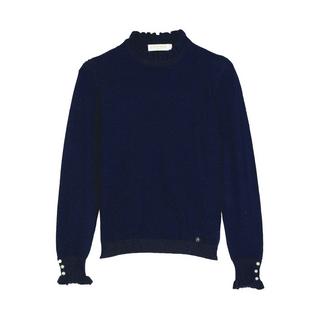 La Petite Etoile Solferinos Pullover mit Rüschenkragen  