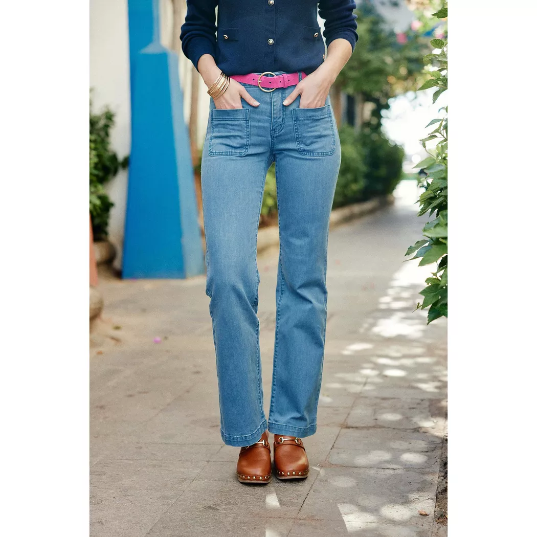 La Petite Etoile - Jeans, Regular Fit, für Damen, Blau Größe T2