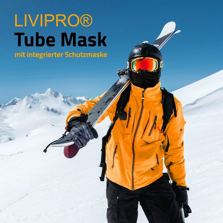 Unrepa LIVIPRO Ski Tube Ski Tube Mask, Masques de Protection 