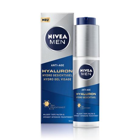 NIVEA Men Anti-Age Hyaluron Gesichtsgel Idro Gel Visage Anti-Invecchiamento Hyaluron 