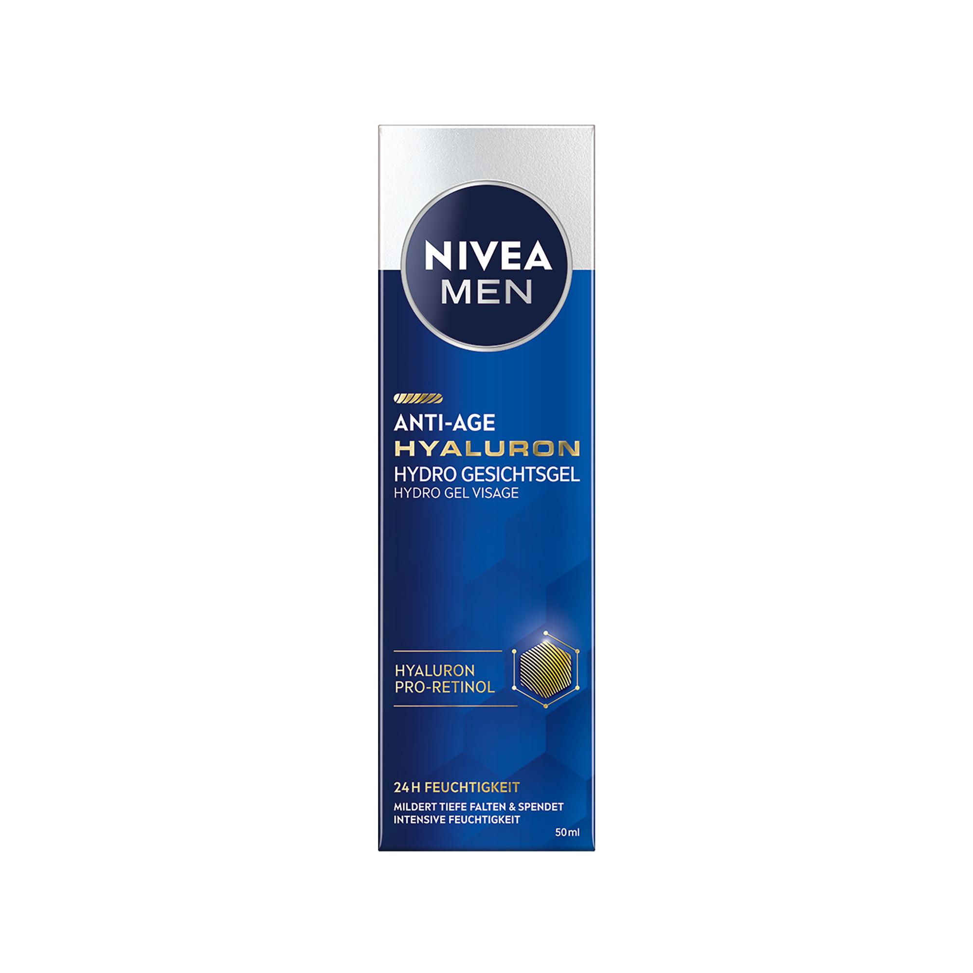 NIVEA Men Anti-Age Hyaluron Gesichtsgel Anti-Age Hyaluron Hydro Gesichtsgel 