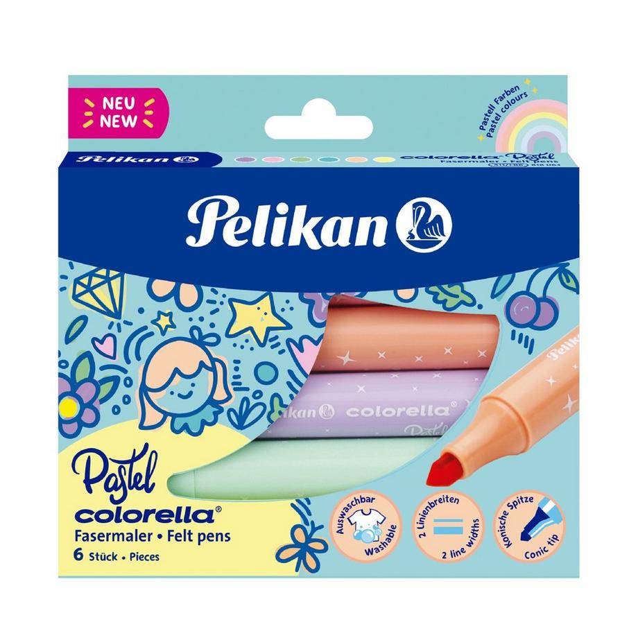 Pelikan Filzstifte Set Colorella Pastell 