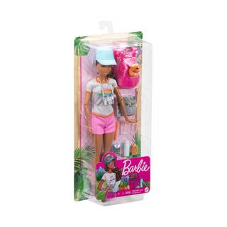 Barbie  Poupée de jeu vagabonde avec chien 
