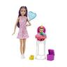 Barbie  Skipper Babysitter Puppe, Geburtstag-Spielset mit Farbwechsel 