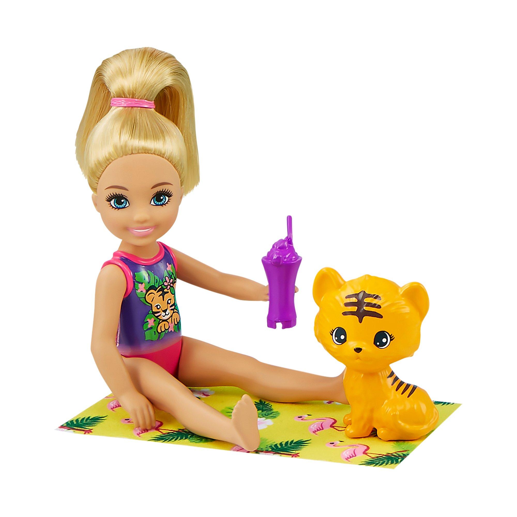 Image of Barbie Barbie und Chelsea, Dschungelabenteuer, Dschungelparty-Spielset