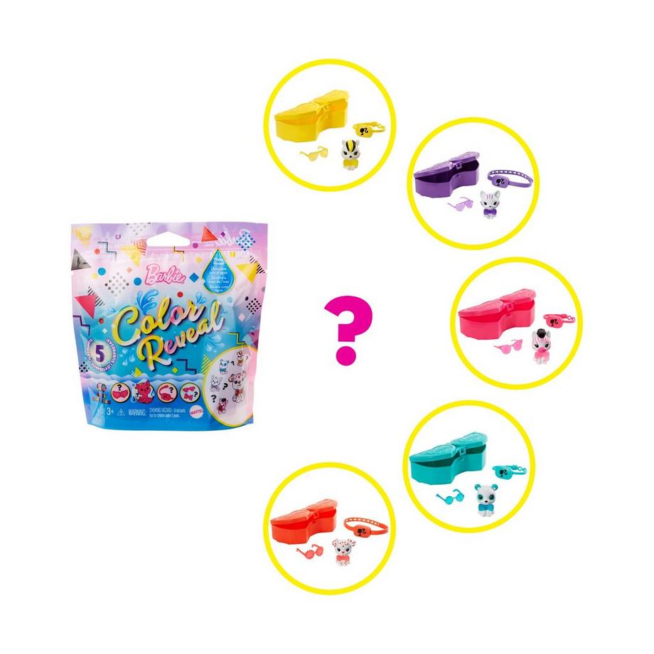 Barbie Color Reveal Tiere Sortiment, Überraschungstüte