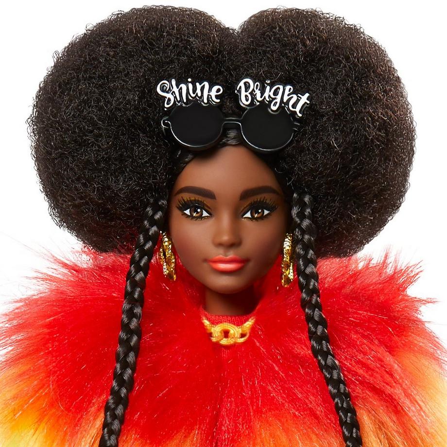 Barbie  Barbie Extra Manteau Multicolore, Poupée Mannequin 