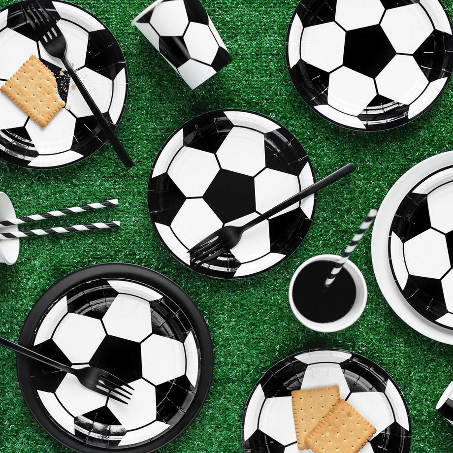 Sombo Football Assiette en papier, 6 pièces 