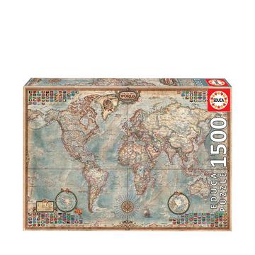 Carte du monde, 1500 pièces