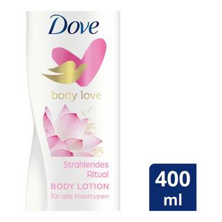 Dove Reiswasser & Lotusblüte Body Love Rituel rayonnant Lotion pour le corps pour tous les types de peau au lait de riz et parfum de fleur de lotus 
