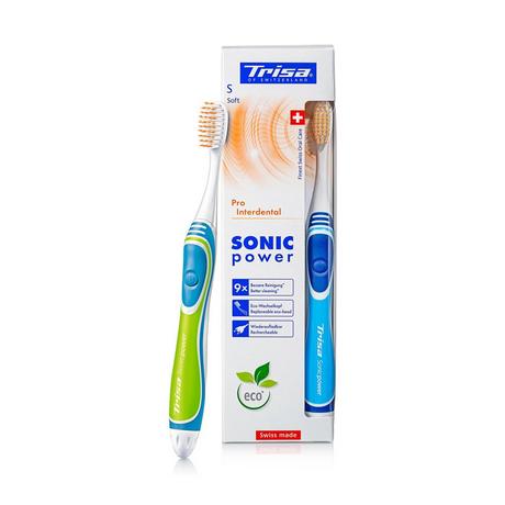 Trisa Spazzolino Da Denti Sonicpower Pro Interdental Soft batteria, Modelli Assortiti Sonicpower Pro Interdental Soft 