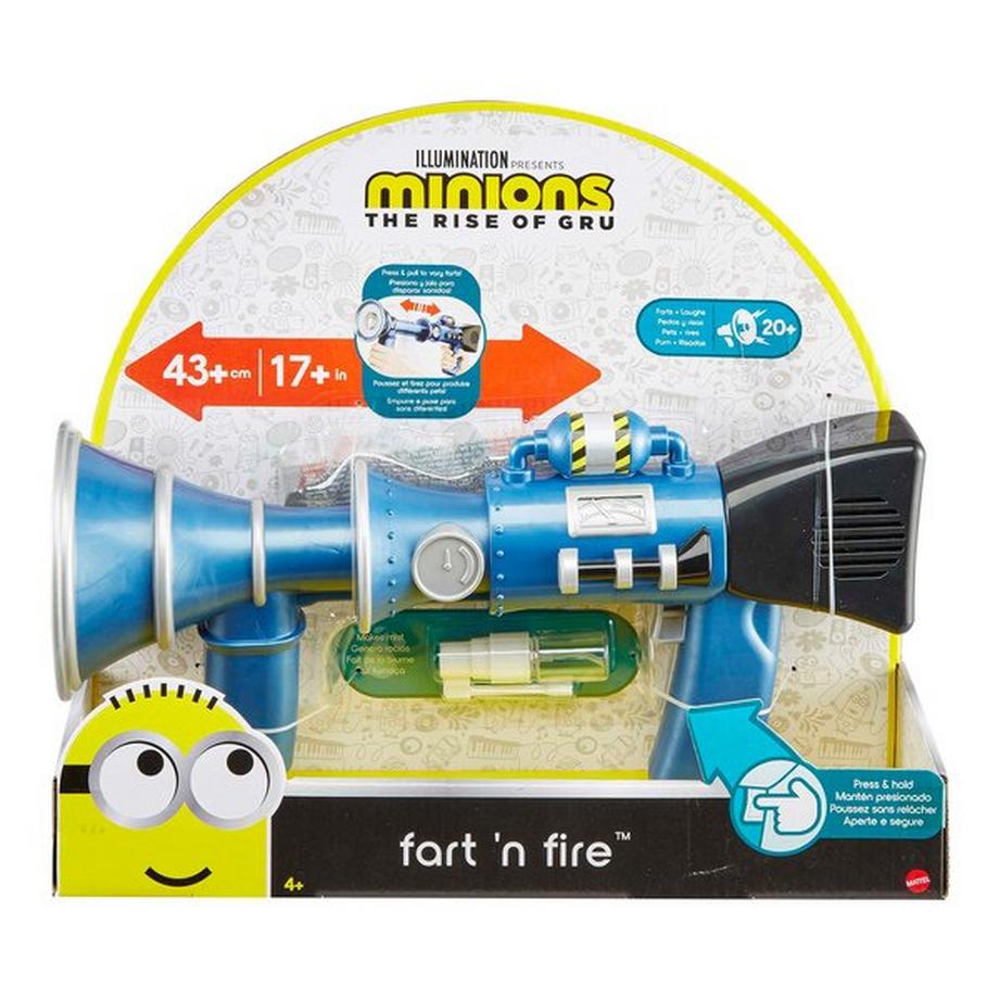Mattel  Minions Fart 'N Fire Pistola per scoregge 