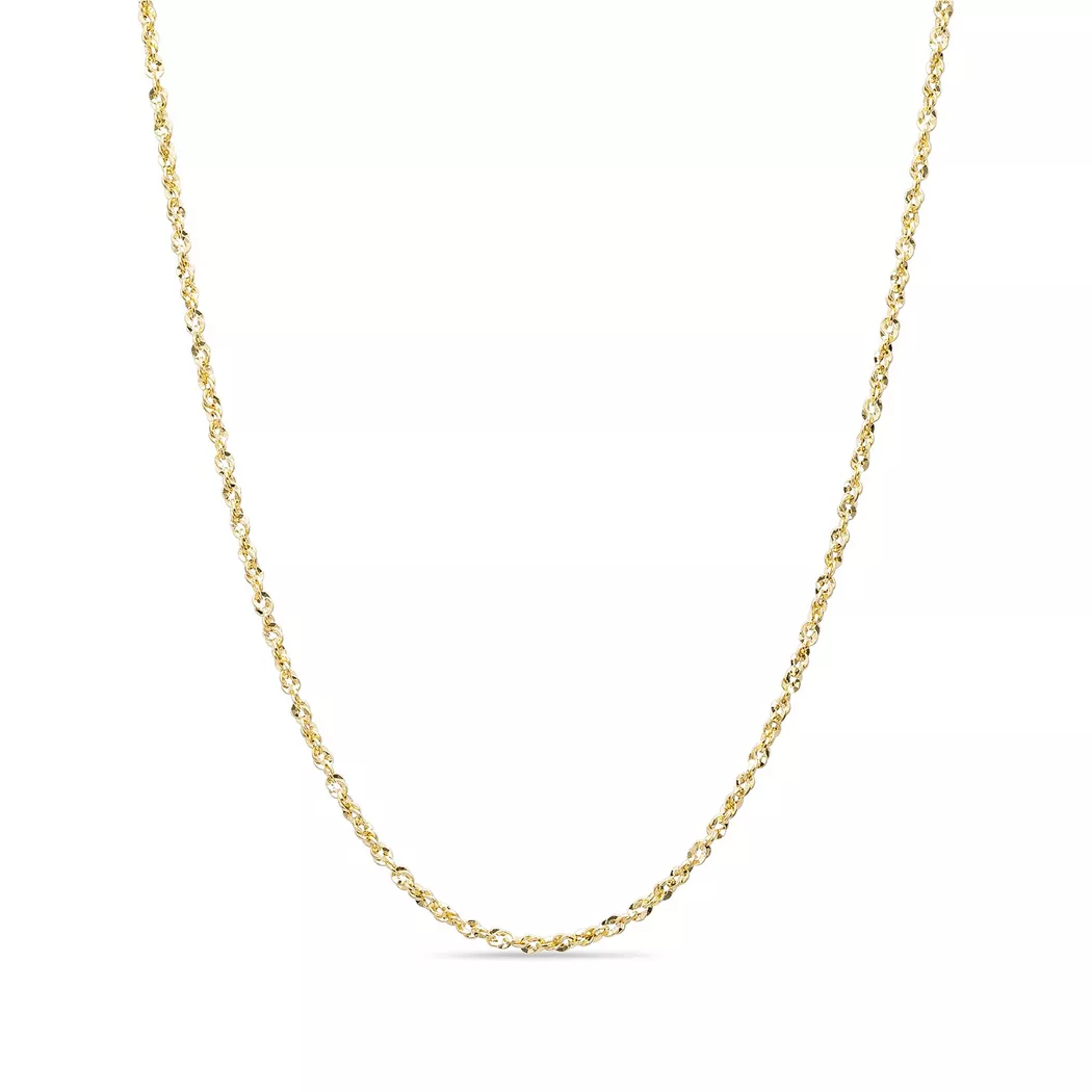 L' Atelier Gold 18 Karat by Manor - Halskette, 45, Gelbgold