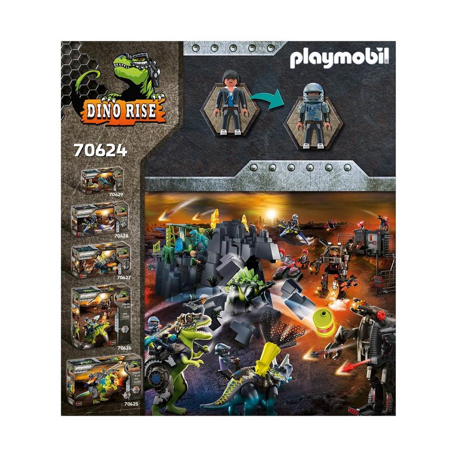 Playmobil  70624 T-Rex, battaglia tra giganti 