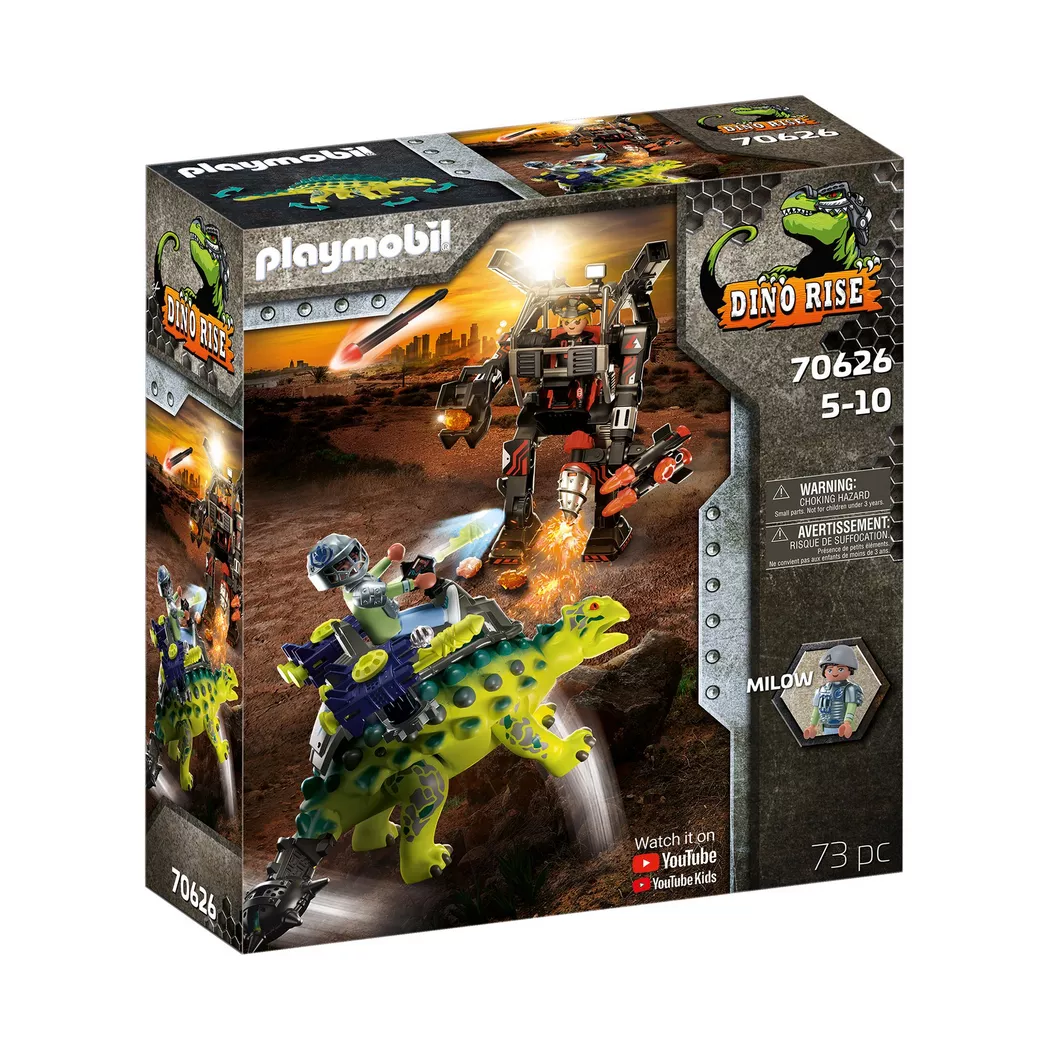 Playmobil 70626 Dino Rise Saichania Invasion of the Robot with 73pcs