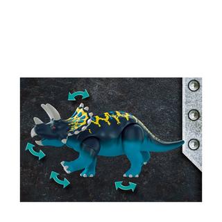 Playmobil  70627 Triceratopo, assalto alle pietre leggendarie 