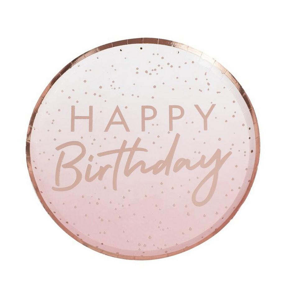 Ginger Ray  Happy Birthday Teller 