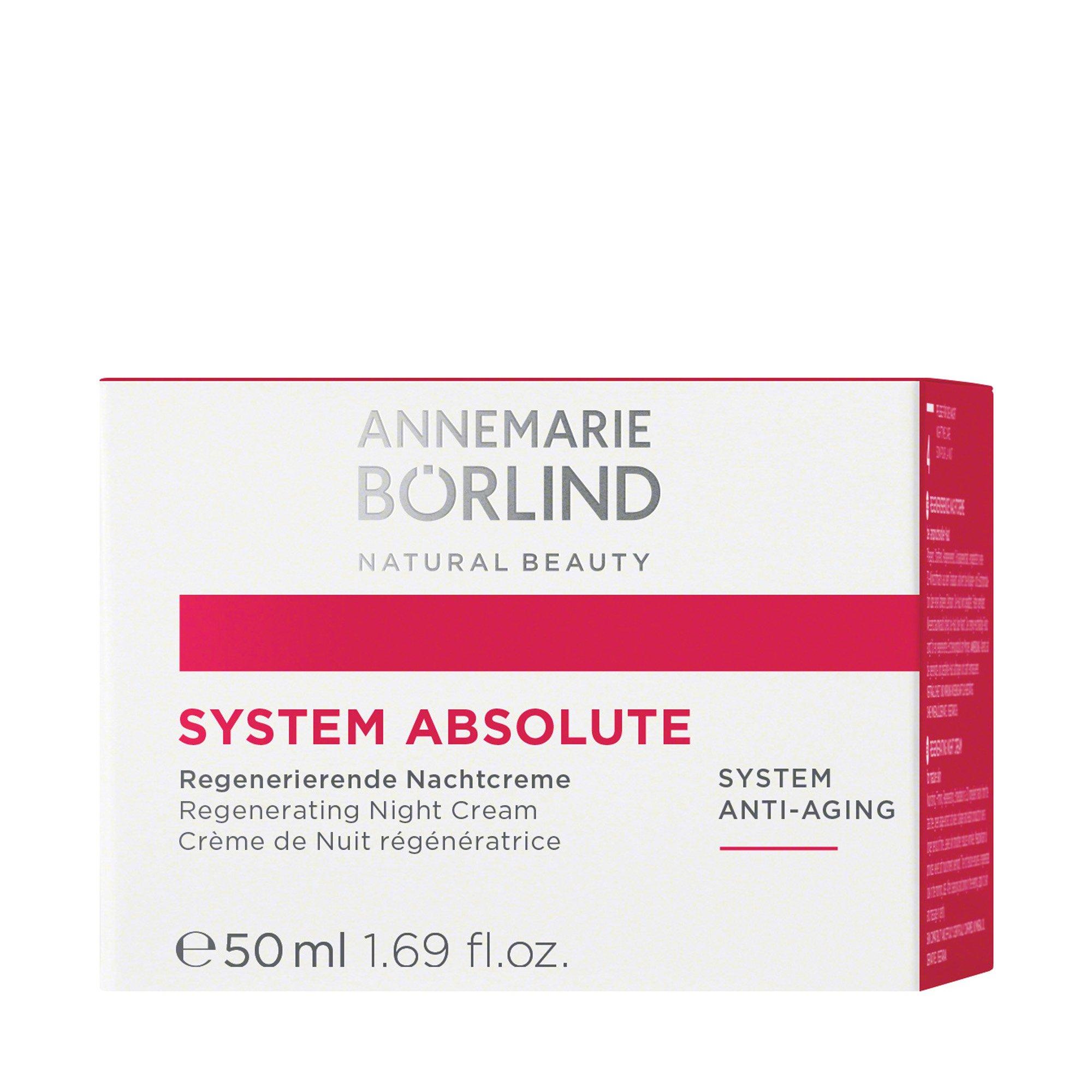 Annemarie Börlind Anti-Aging system absolute Nachtcreme System Absolute Crème De Nuit Régénératrice 