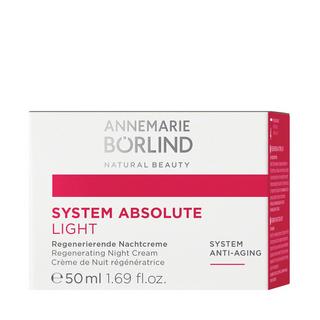 Annemarie Börlind SYSTEM ABSOLUTE Crème de Nuit Régénératrice light 