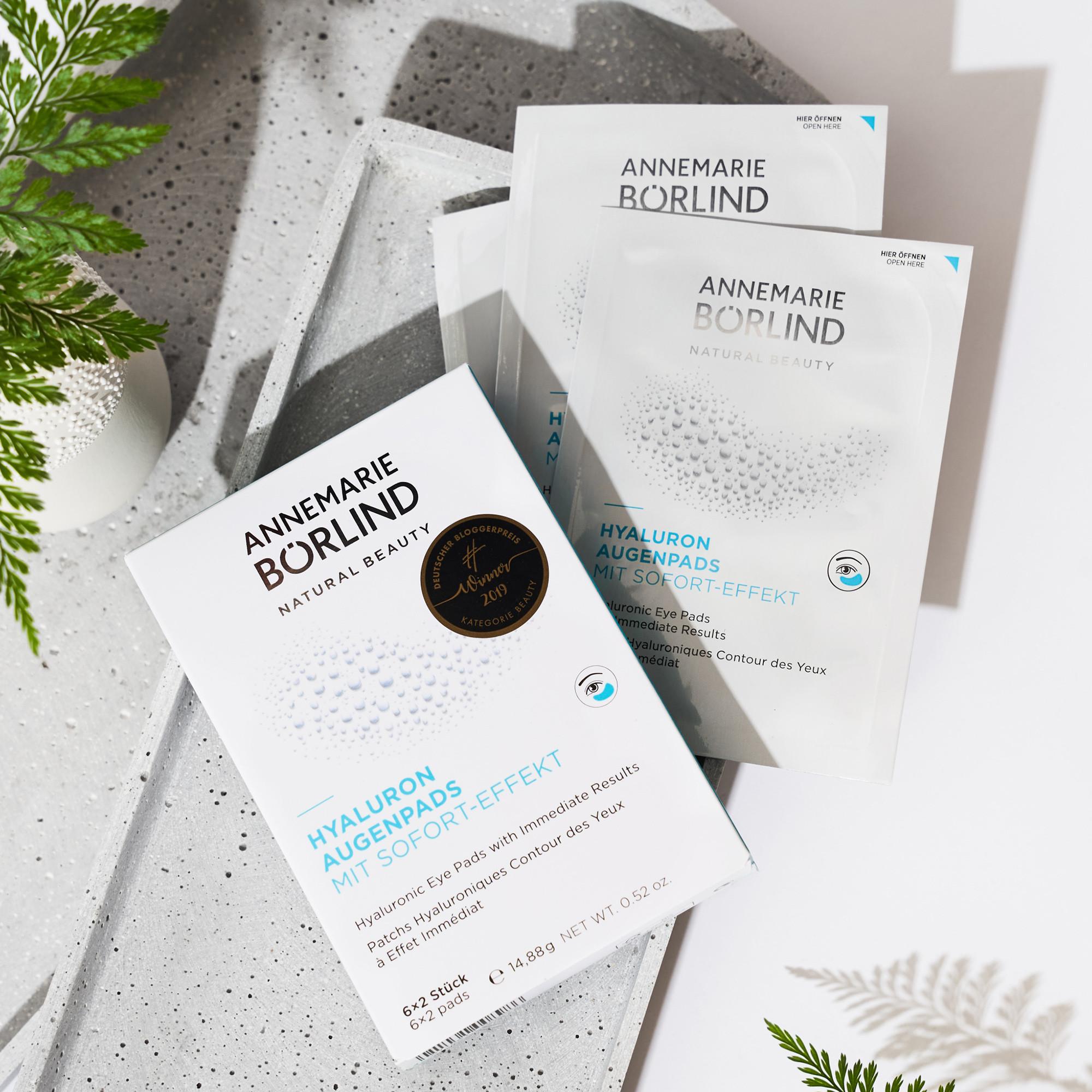 Annemarie Börlind SOIN DES YEUX ET DES LÈVRES Patchs Hyaluroniques Contour Des Yeux À Effet Immédiat 