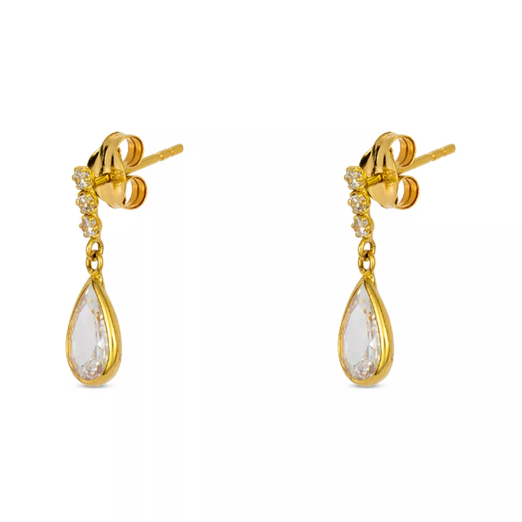 L' Atelier Gold 18 Karat by Manor - Ohrringe, One Size, Gelbgold 8