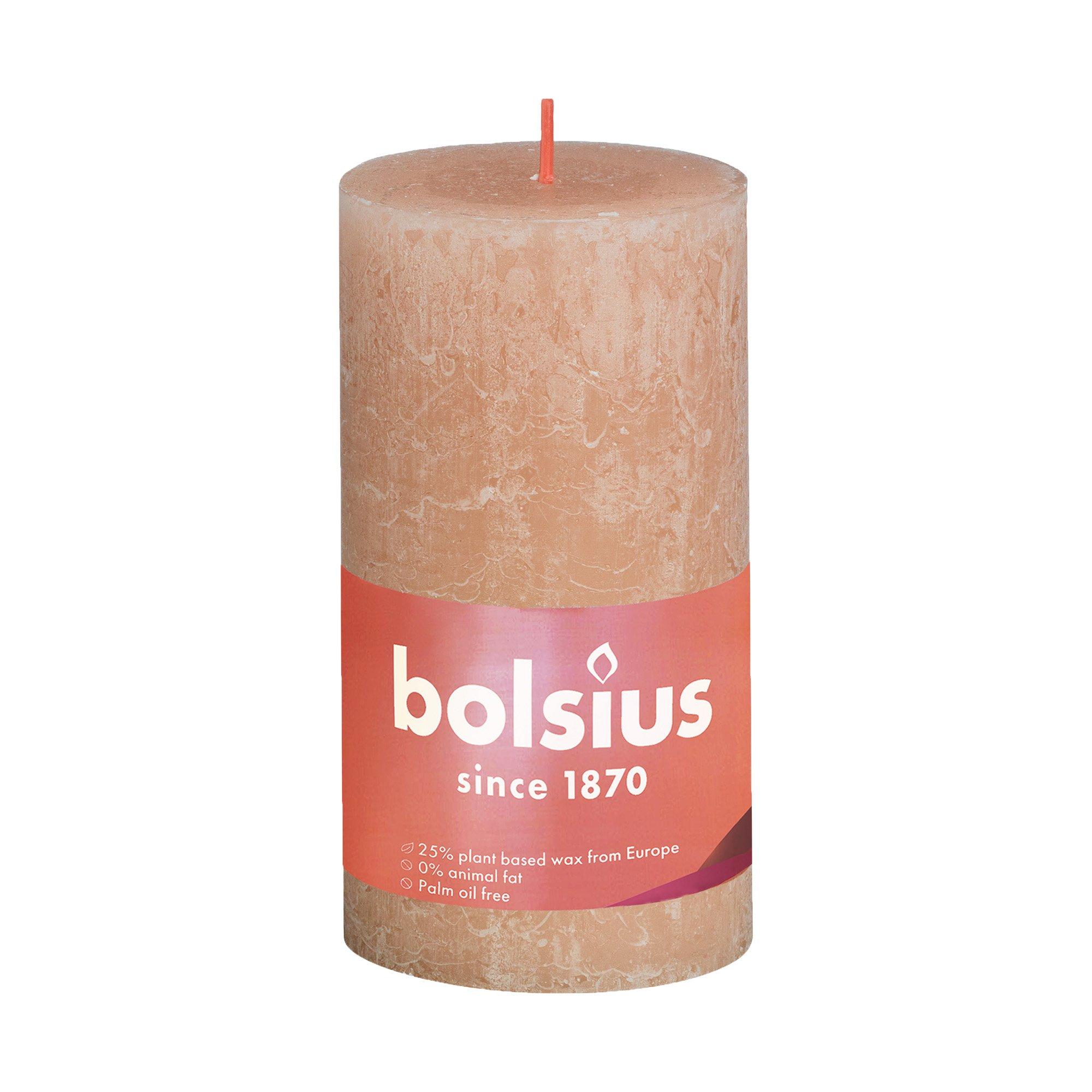 Image of bolsius Kerze Nebliges Rosa - 130X68MM