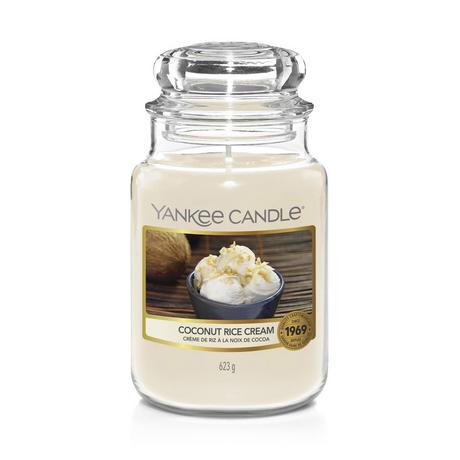 YANKEE CANDLE Bougie parfumée Coconut Rice Cream 
