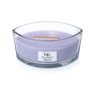 WoodWick Candle in the glass Lavender Spa 