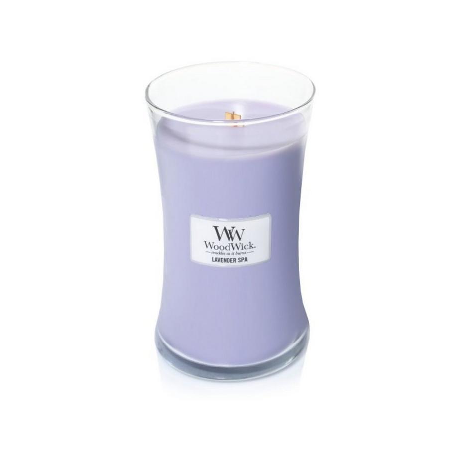 WoodWick Kerze im Glas Lavender Spa 
