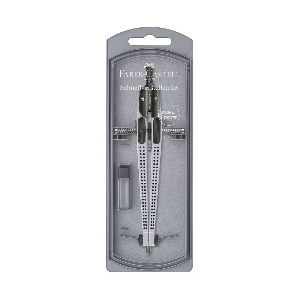 FABER CASTELL - Zirkel-Set, Silber