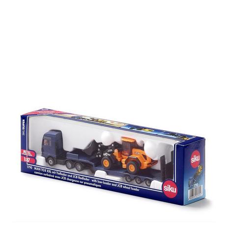 siku  MAN LKW mit Tieflader und JCB Radlader 