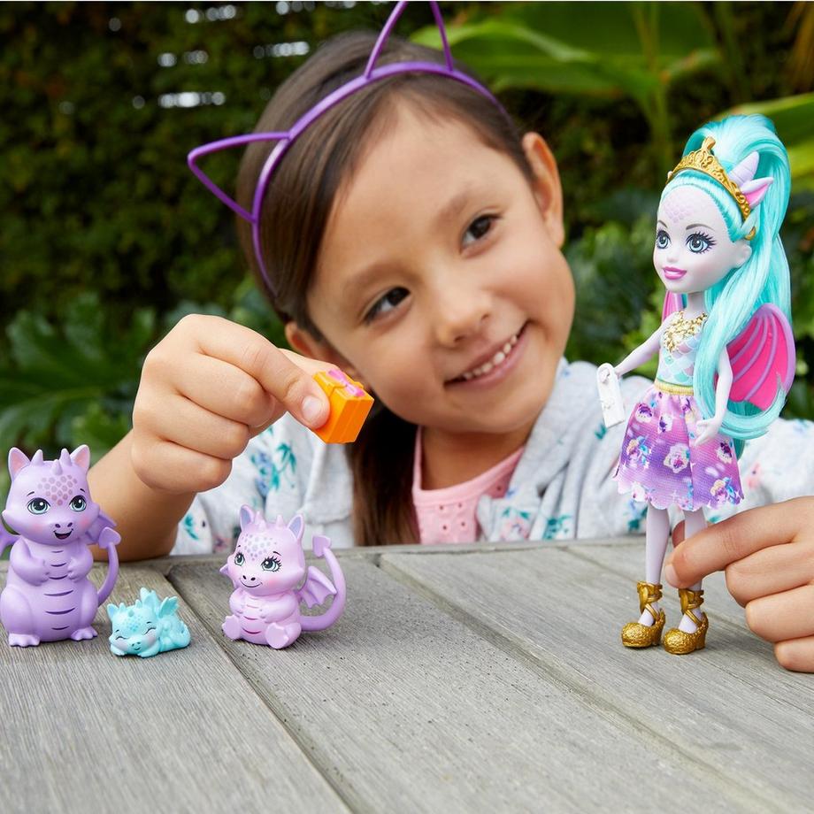 Enchantimals  Royals Deanna Drachen Familie 