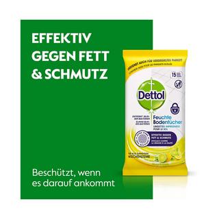Dettol DETTOL LINGETTES IMPRÉGNÉES POUR LE SOL 15 PCS  