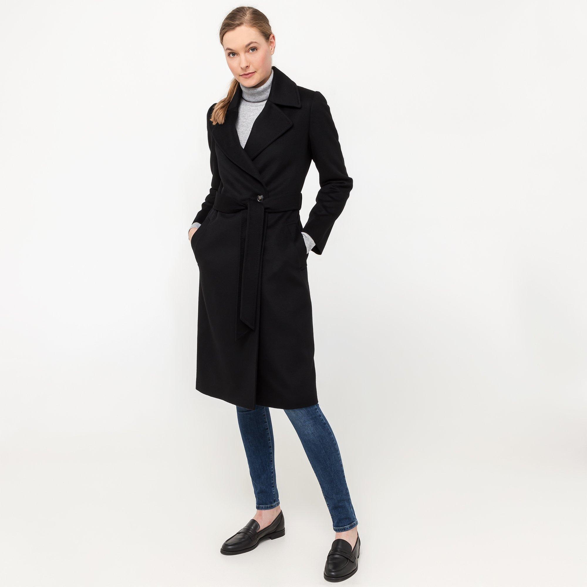 Manor Woman  Manteau long en cachemire, droit 