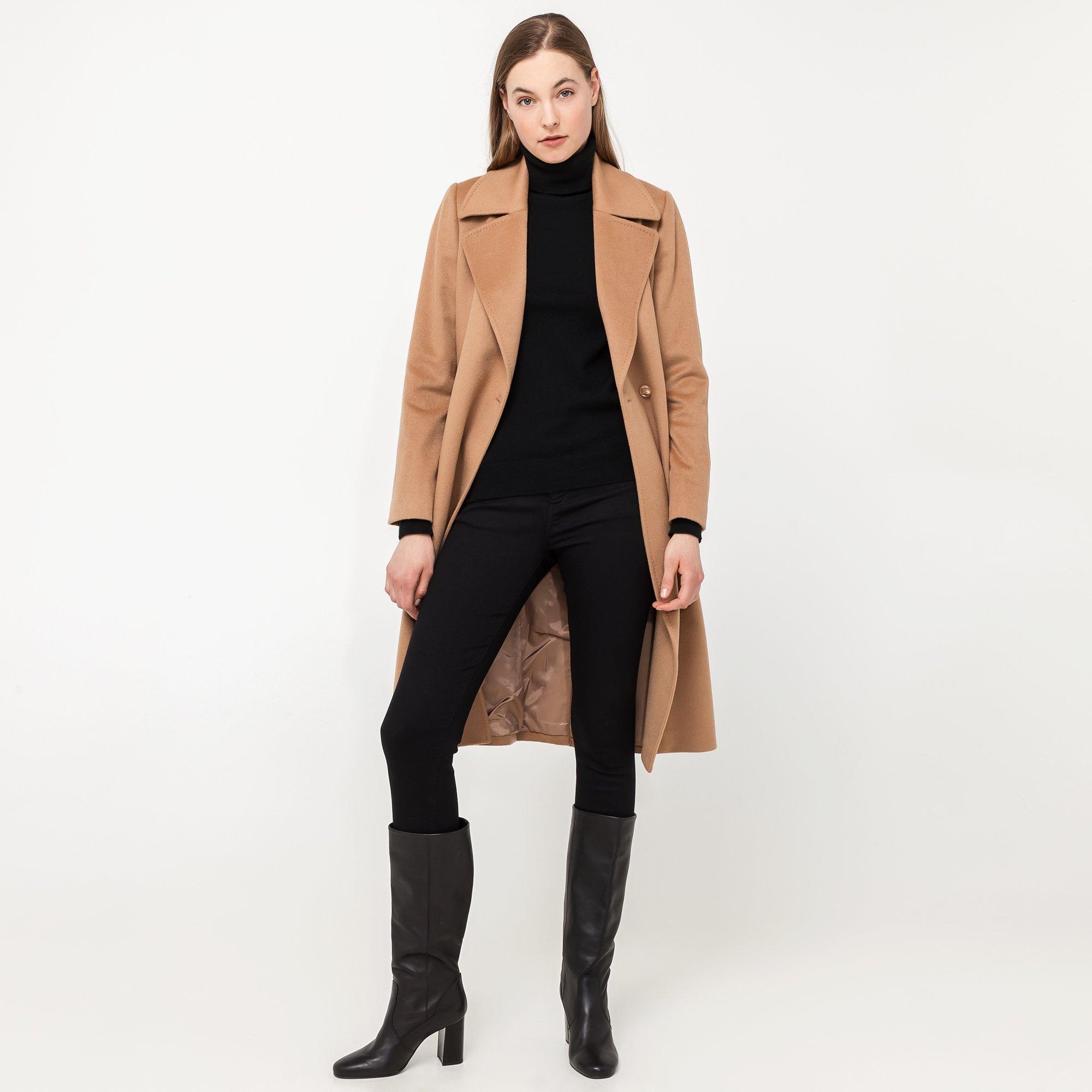 Manor Woman  Manteau long en cachemire, droit 