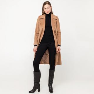 Manor Woman Manteau Long Cachemire Coupe Droite  