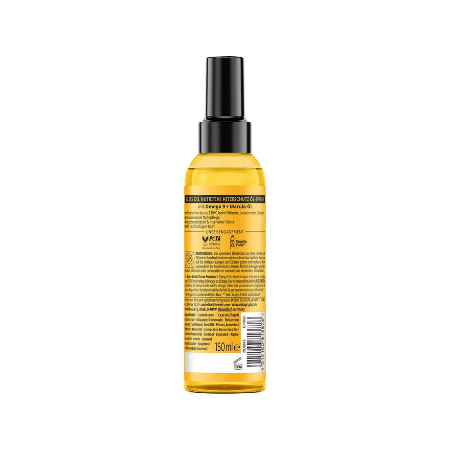 GLISS KUR Schwereloses Oil Nutritive Hitzeschutz Öl-Spray 