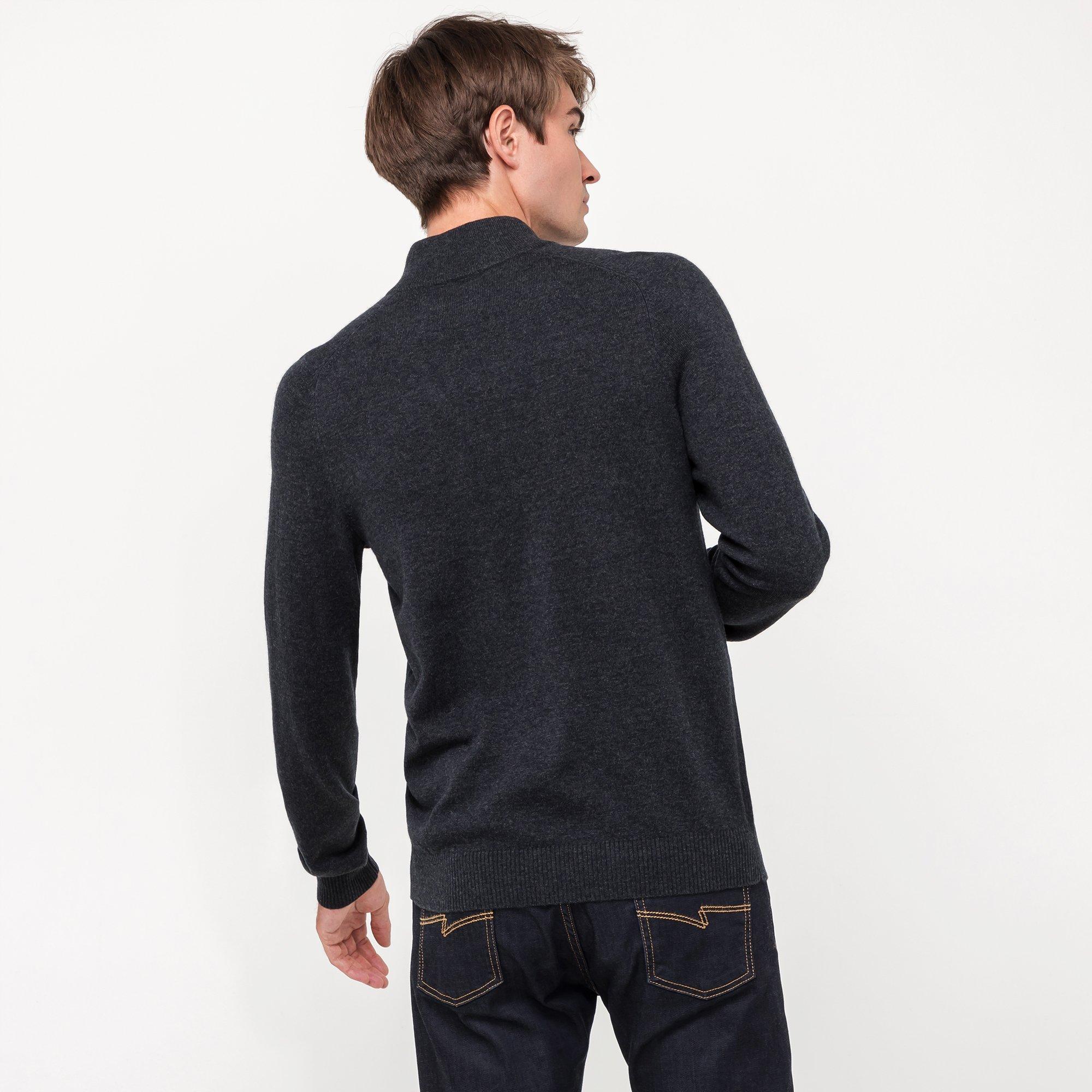 Manor Man Cashmere Blend Stehkragen Pullover  