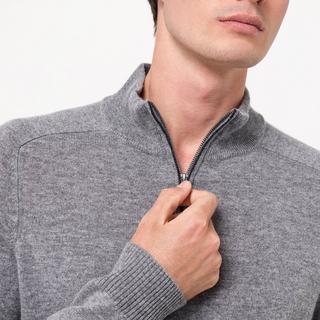 Manor Man Cashmere Blend Stehkragen Pullover  
